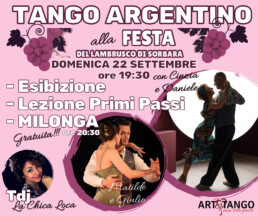 La Milonga alla festa del lambrusco di sorbara